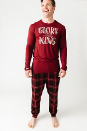 Newborn King Pj Mens Long Sleeve Jogger Set Bamboo