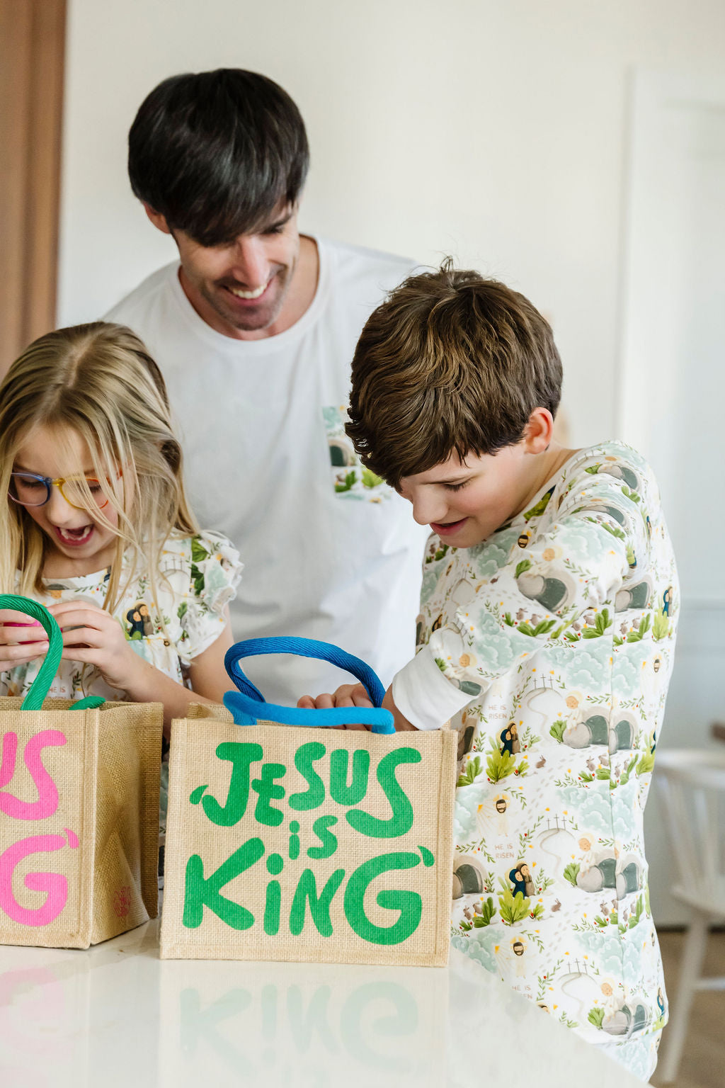 He Is Risen Pj Long Sleeve Set Cotton