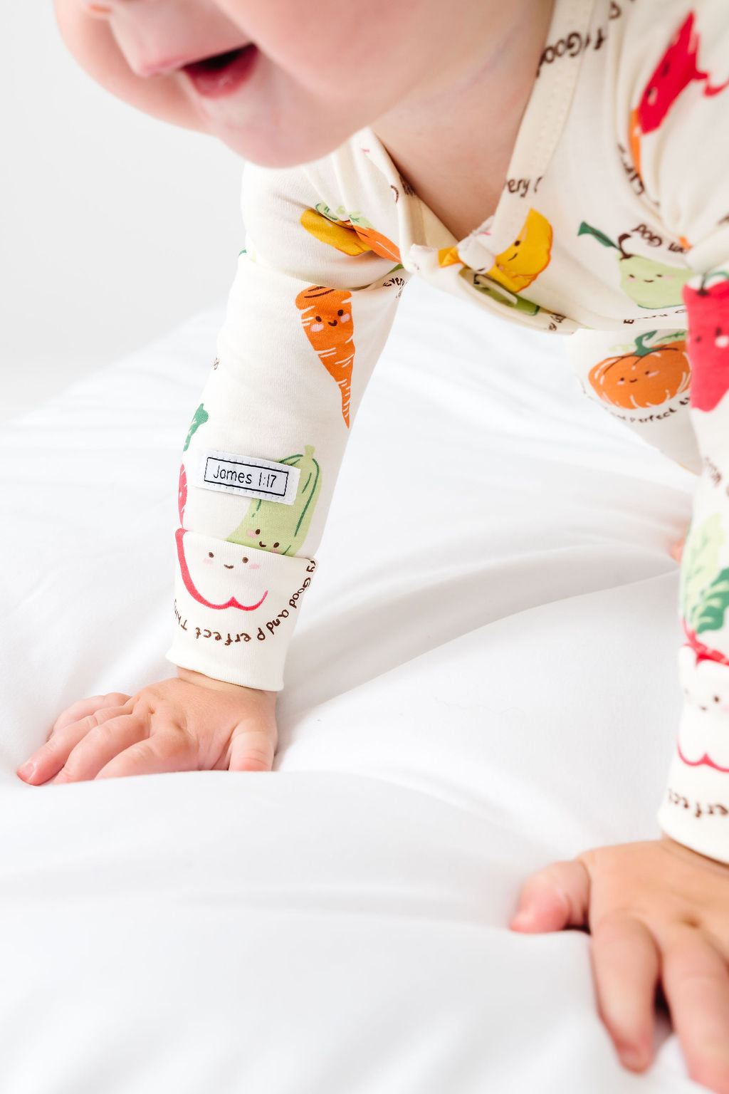 Perfect Harvest Pj Footless Onesie Cotton
