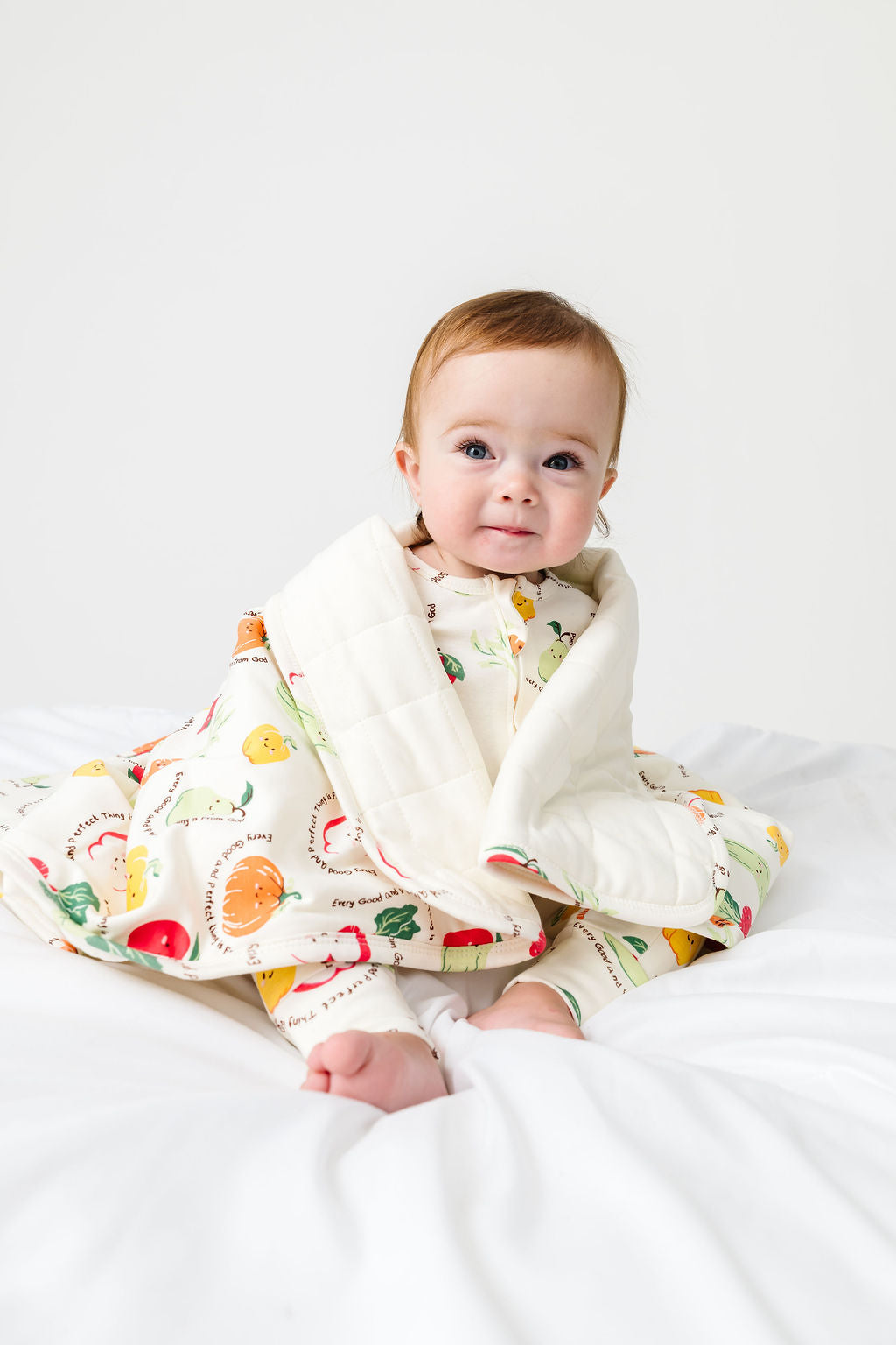 Perfect Harvest Pj Footless Onesie Cotton