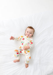 Perfect Harvest Pj Footless Onesie Cotton