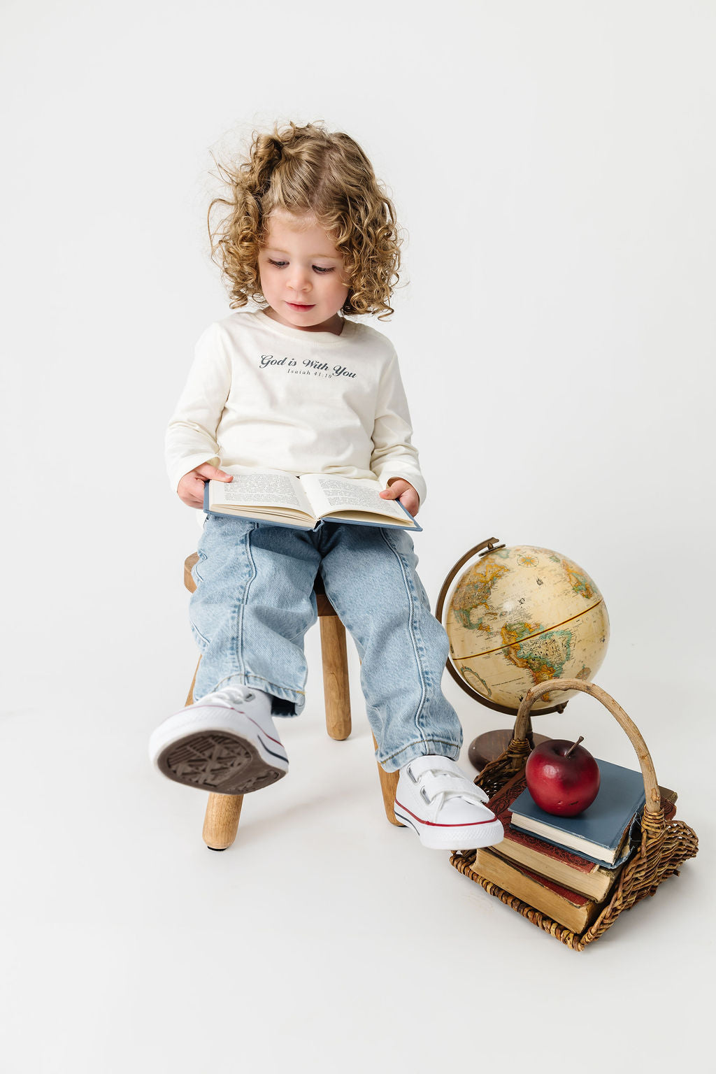 Baby Fear Not Floral T-shirt Cotton | Long Sleeve