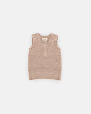 Sleeveless Henley - Fuzzy