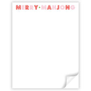 Merry Mahjong Notepad