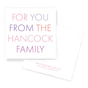 A Gift For You Purple-ish Enclosure Card