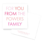 A Gift For You Pink-ish Enclosure Card