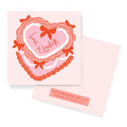 Coquette Cake Enclosure Card