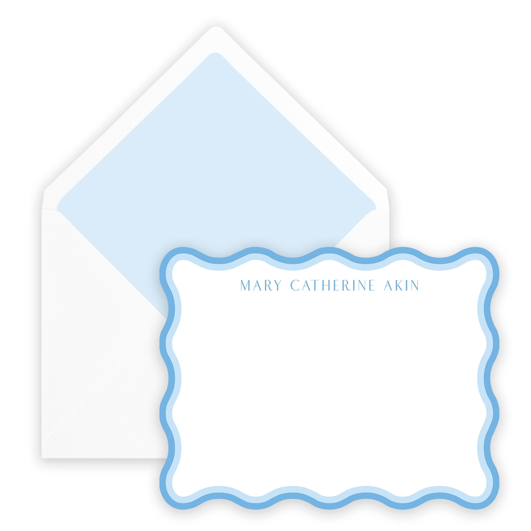 Blue Wave Notecard