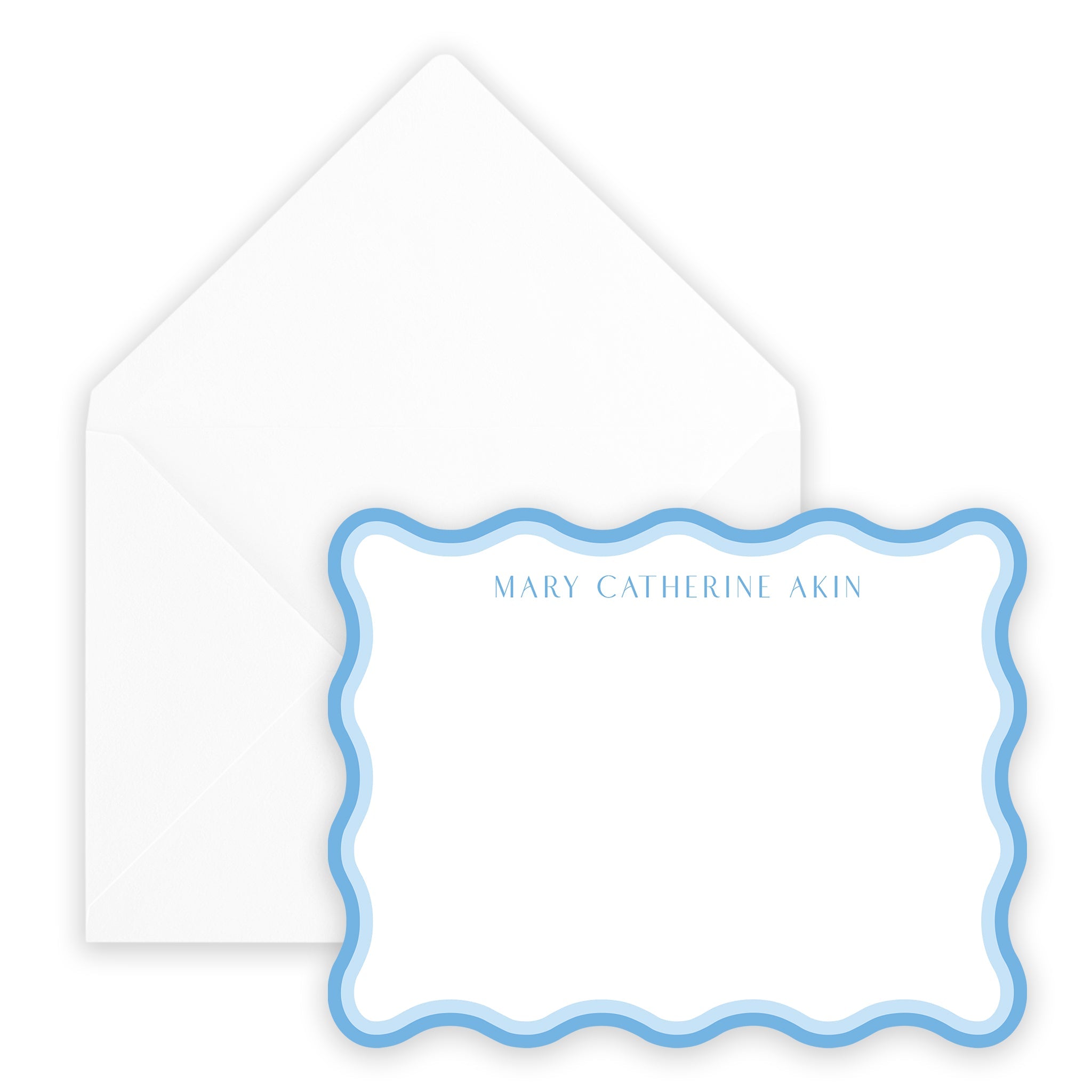 Blue Wave Notecard