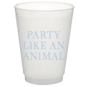 Blue Party Animal Shatterproof Cups
