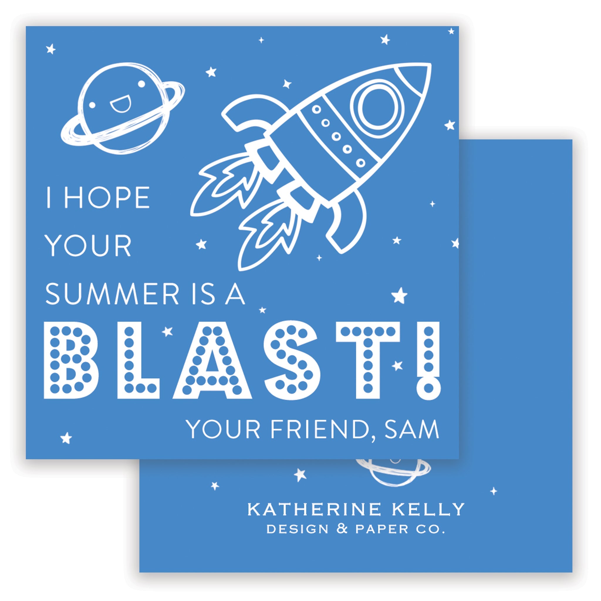Outer Space Enclosure Card