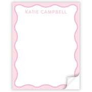 Pink Wave Notepad