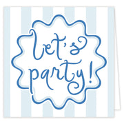 Blue Doodly-doo Folded Note Set With Envelopes