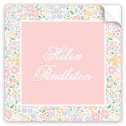 Pink Ditsy Floral Stickers