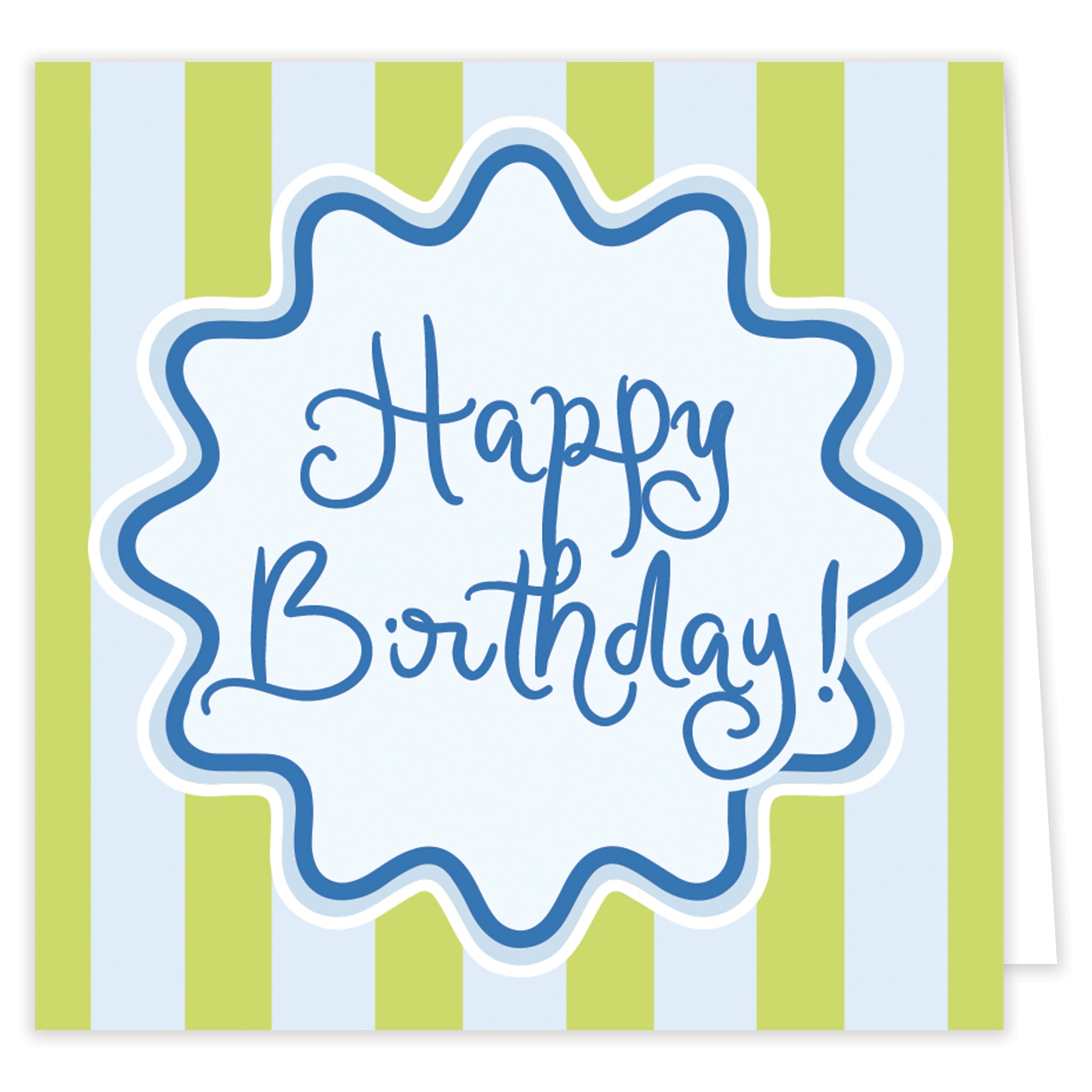Lime Doodly-doo Folded Note Set With Envelopes