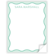 Mint Wave Notepad