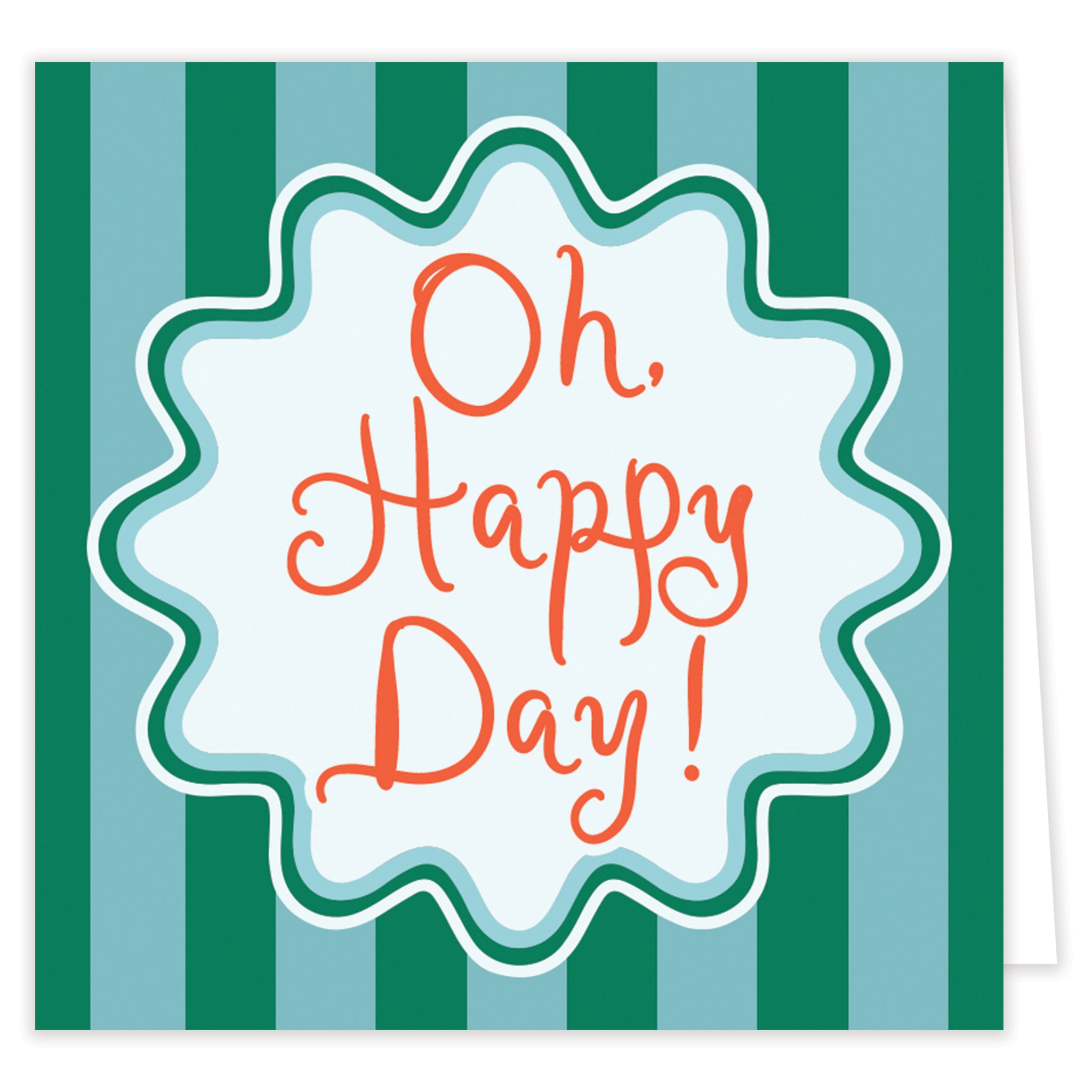 Teal Doodly-doo Folded Note Set With Envelopes
