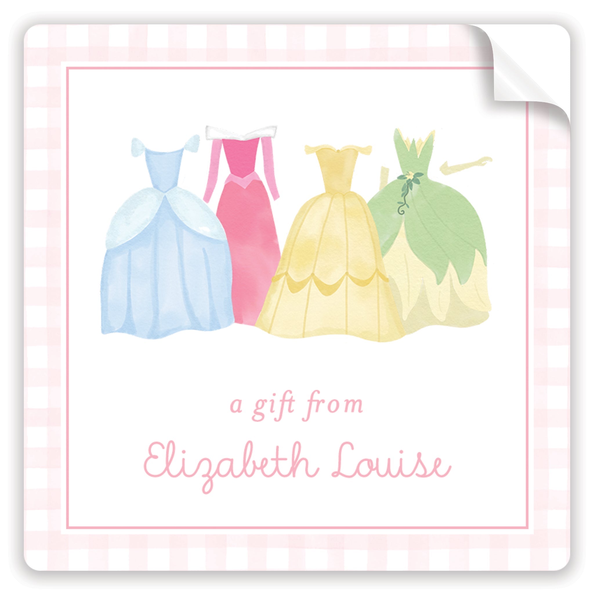 Princess Dresses Stickers