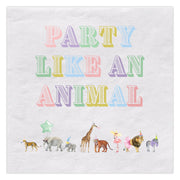 Multi Party Like An Animal Beverage Napkins