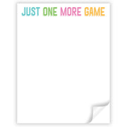 Just One More Game Notepad