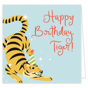 Birthday Tiger Folded Note Set With Envelopes