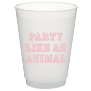 Pink Party Animal Shatterproof Cups