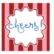 Burgundy Doodly-doo Folded Note Set With Envelopes