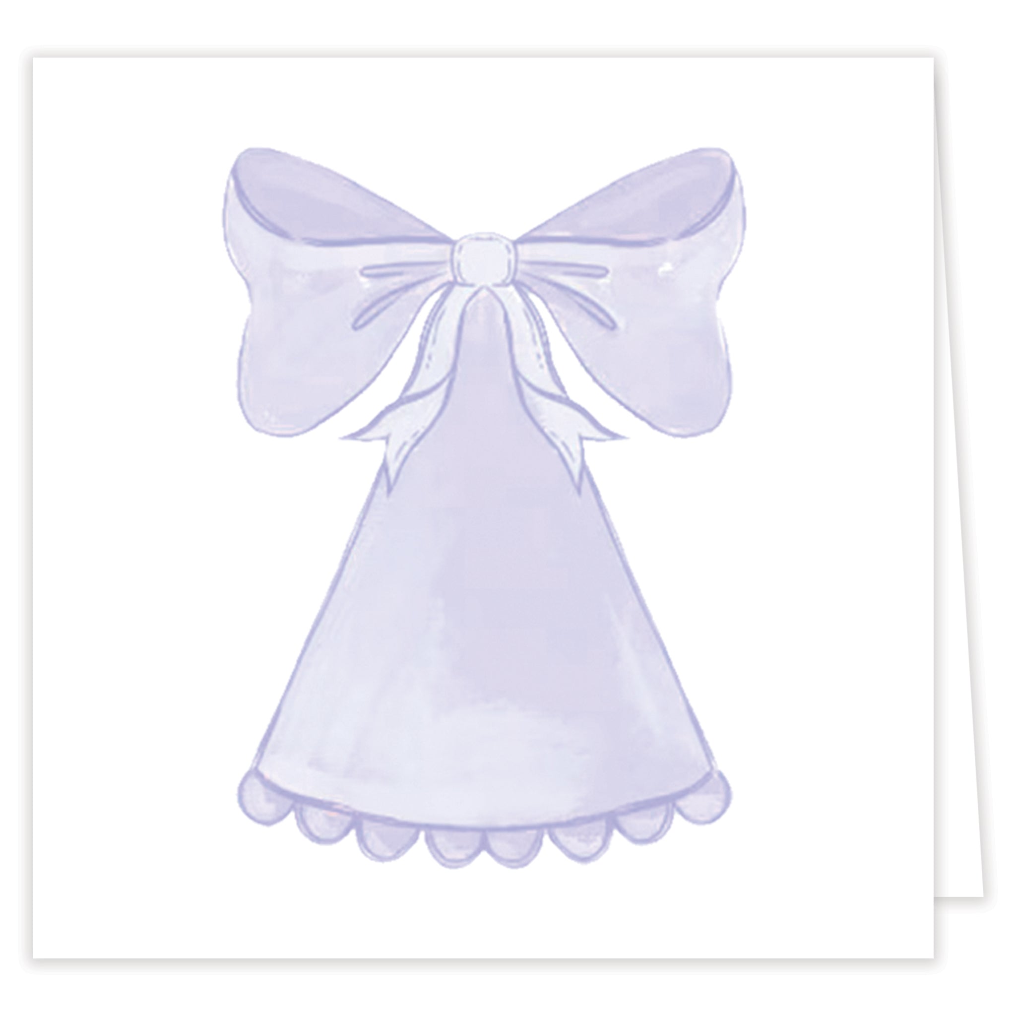 Lilac Party Hat Folded Note Set With Envelopes
