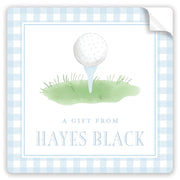 Blue Golf Stickers
