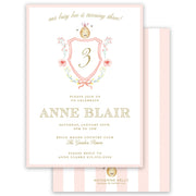 Busy Bee Birthday Invitation