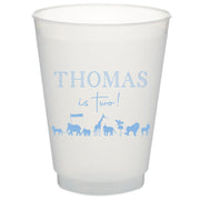 Blue Custom Party Animal Shatterproof Cups