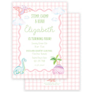 Dinosaur Birthday Invitation