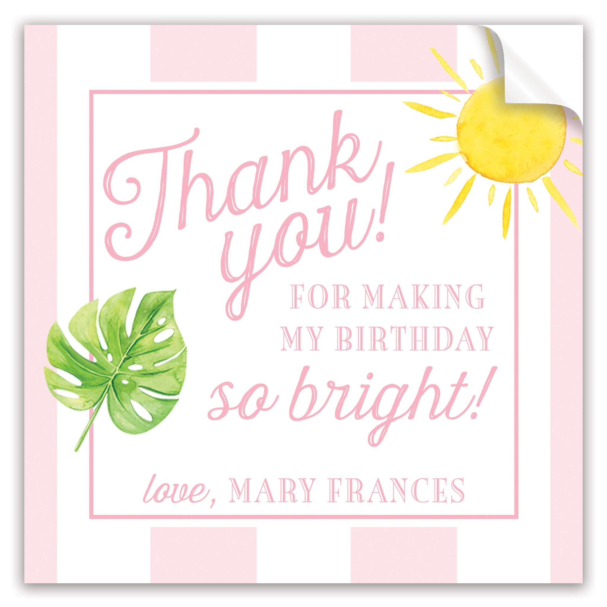 Sunshine Cabana Stickers