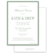 Sage Rehearsal Dinner Invitation
