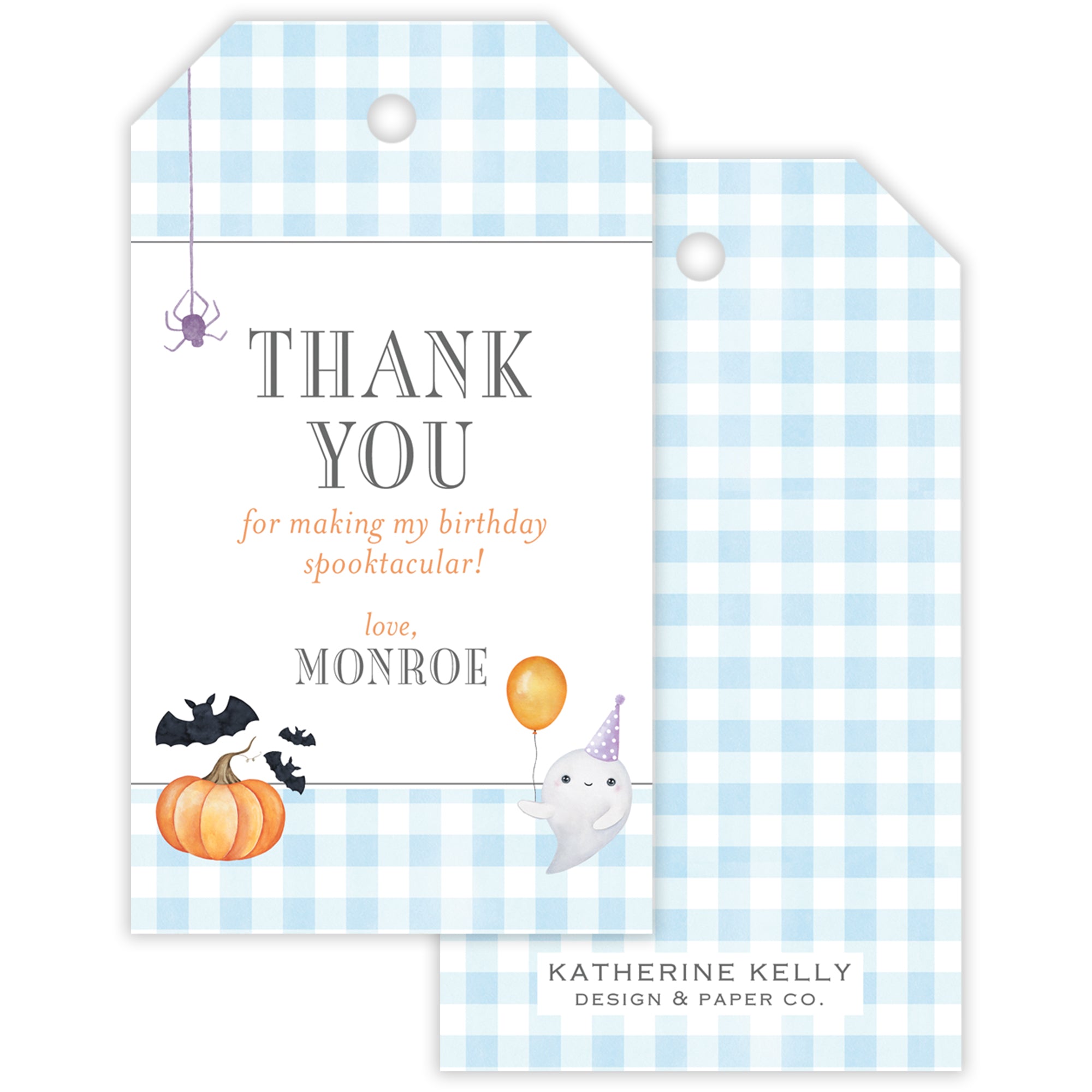 Sweet & Spooky Party Favor Tag