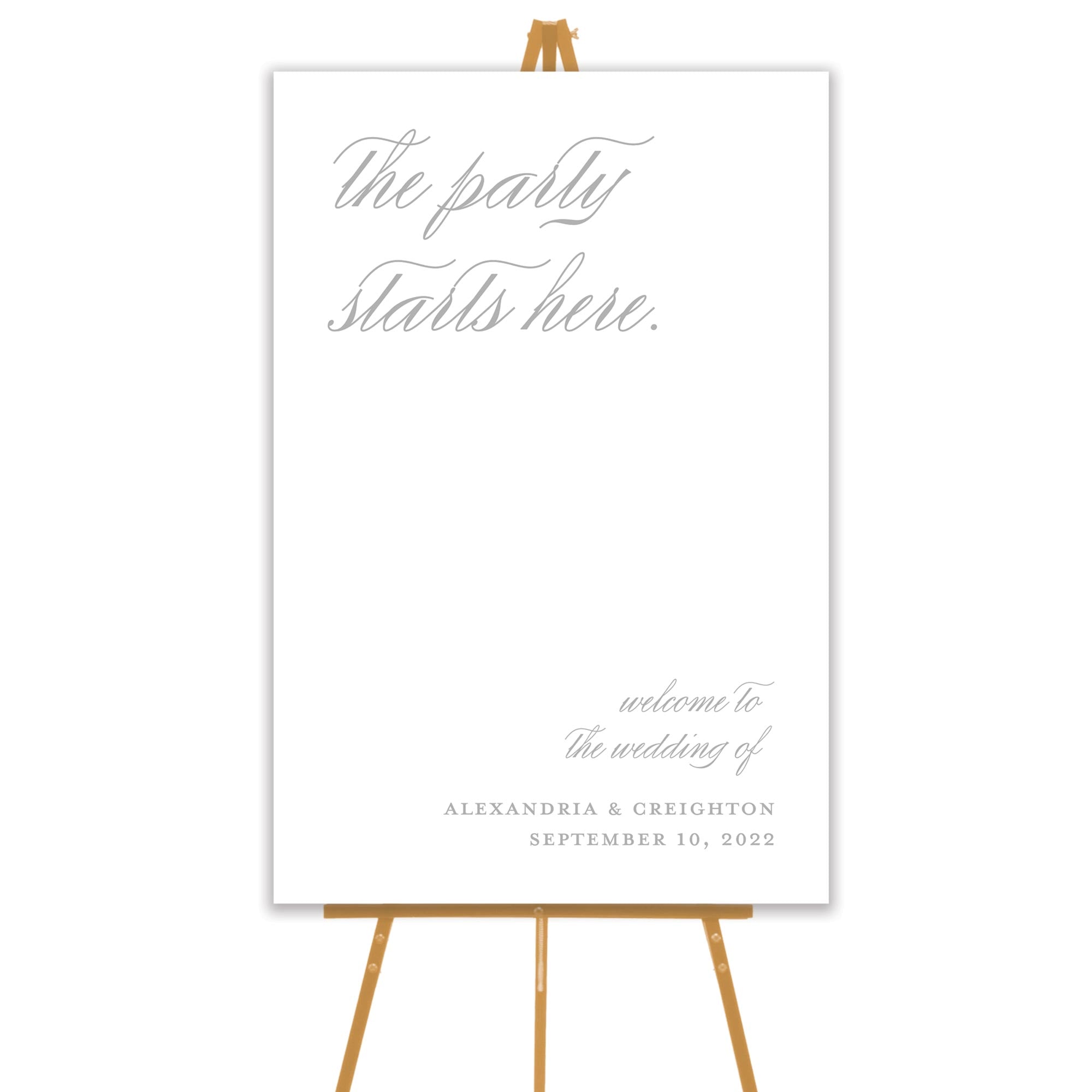 Wedding Welcome Sign