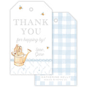 Peter Rabbit Blue Trellis Party Favor Tag