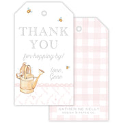 Peter Rabbit Pink Trellis Party Favor Tag