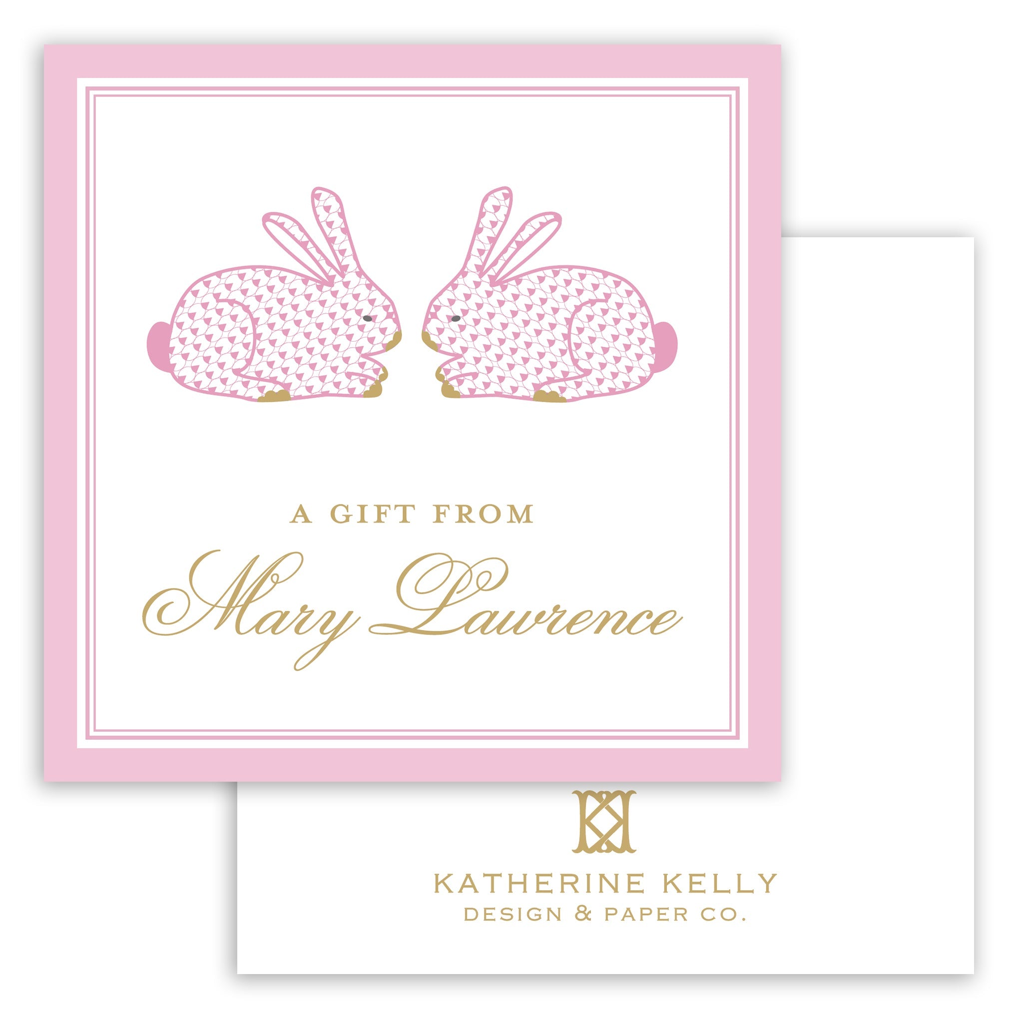 Herend Bunny Enclosure Card