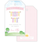 Princess & Knights Party Favor Tag