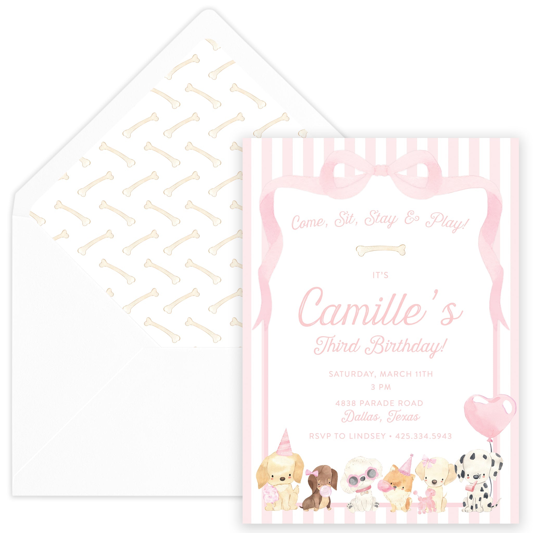 Puppy Party Invitation