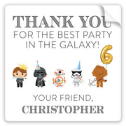 Young Jedi Thank You Stickers