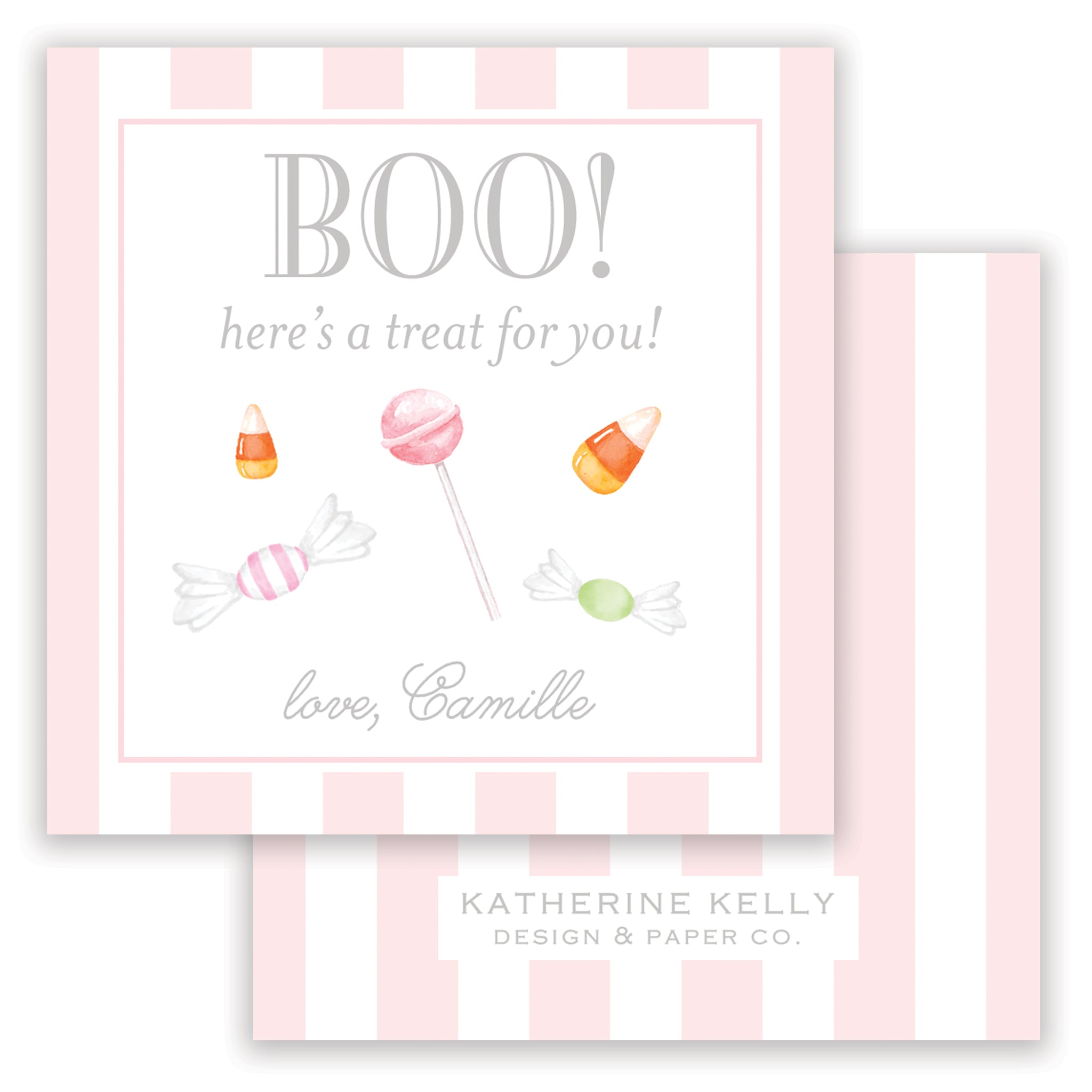 Boo! Here's A Treat Halloween Card