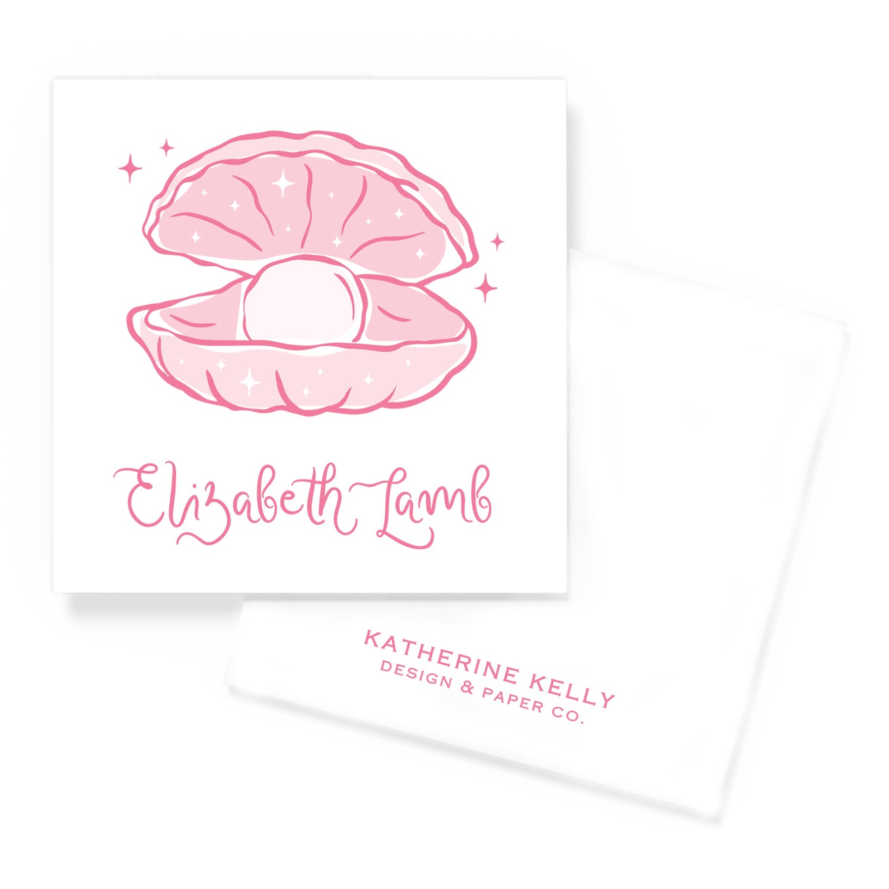 Pearly Treasures Personalized Enclosure Card