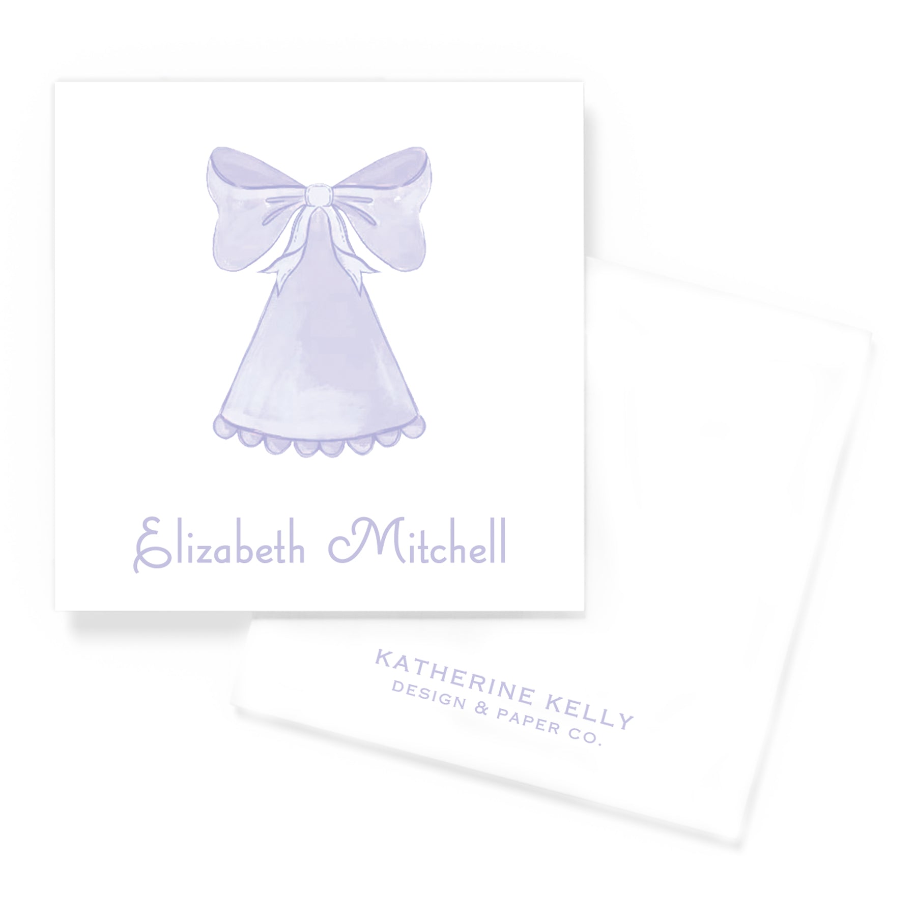 Lilac Party Hat Enclosure Card