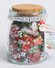 Ho Ho Ho Santa Charm Diy Letter Bead Jar
