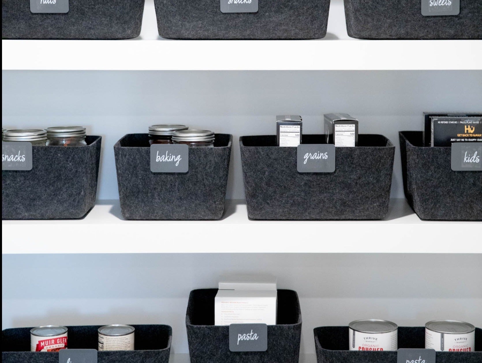 The Sculpted Bin - Wide | Set Of 3