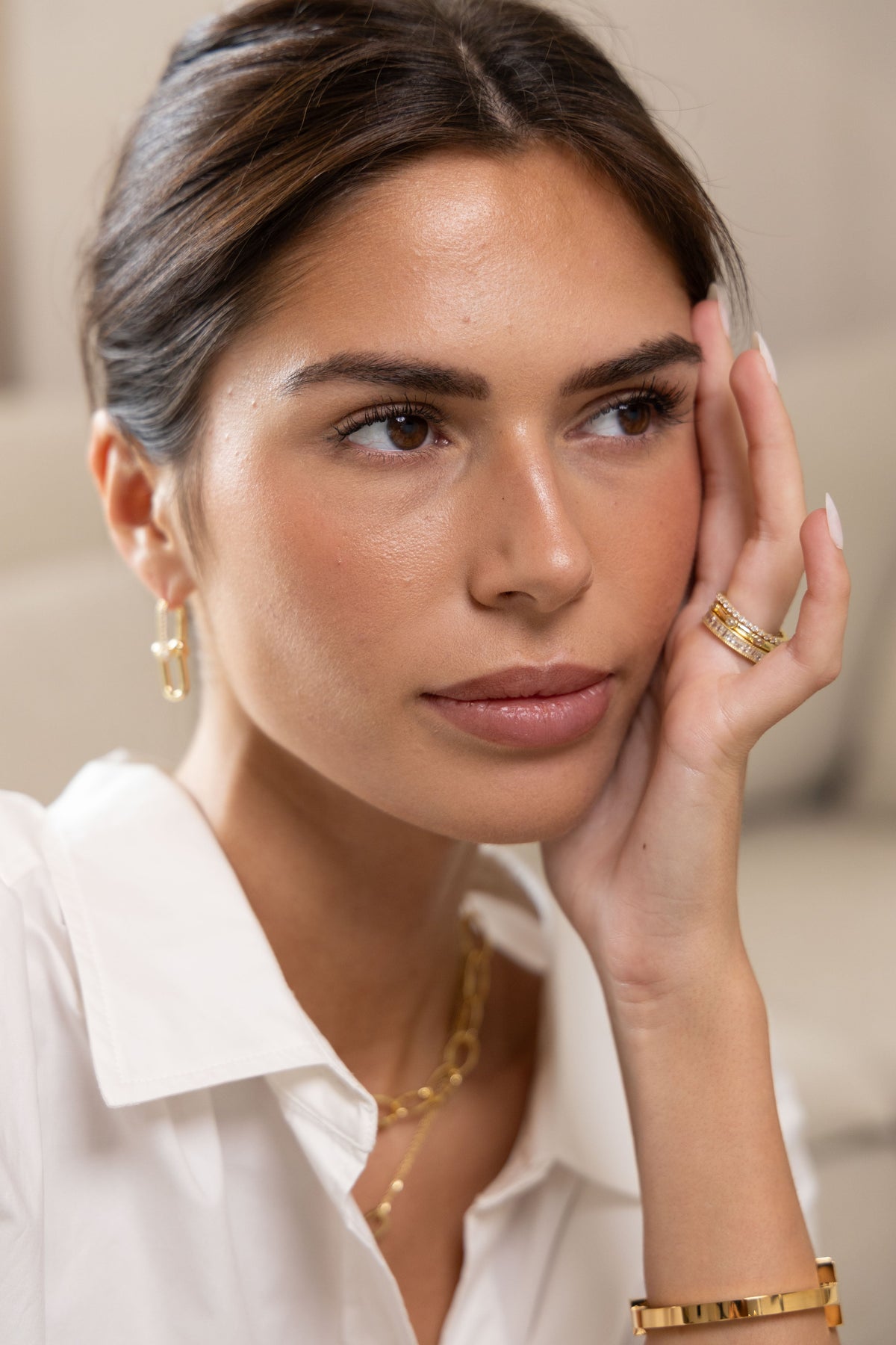 Ivy Cz Ring Set