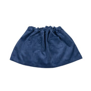 Girls Navy Corduroy Skort With Pockets