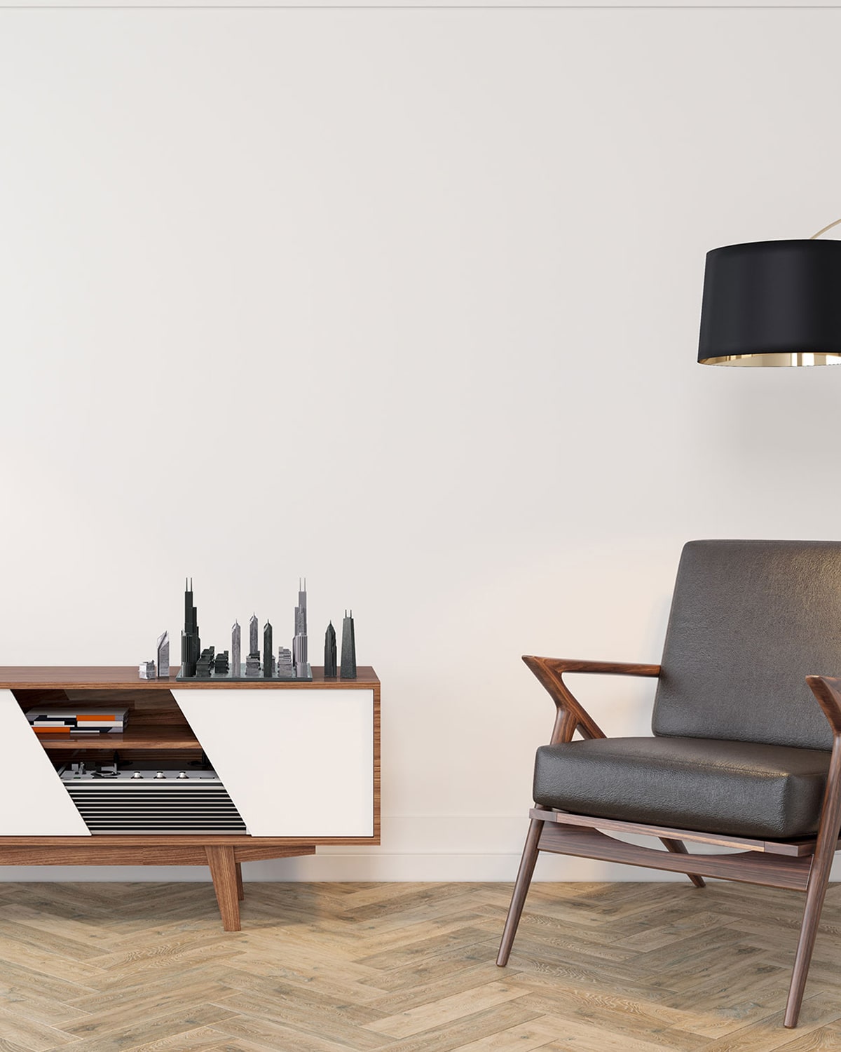 Skyline Chess Chess Set Stainless Steel Chicago Edition With Chicago Wood Map Board